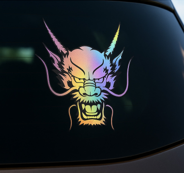 Többszínű dizájn autó matrica - TenStickers