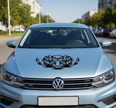 Törzsi láng Állat autó matrica - TenStickers