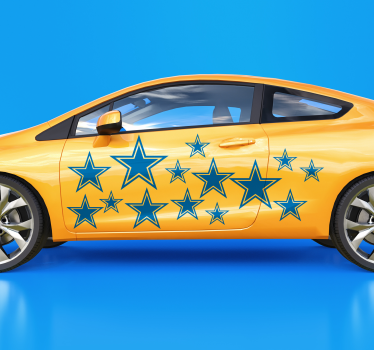 Tuningcsillagok autó matrica - TenStickers