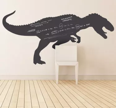 Tyrannosaurus rex tábla matrica - TenStickers