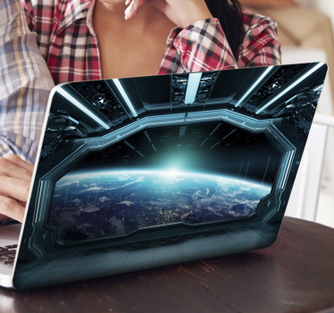 Laptop matrica ufo - TenStickers