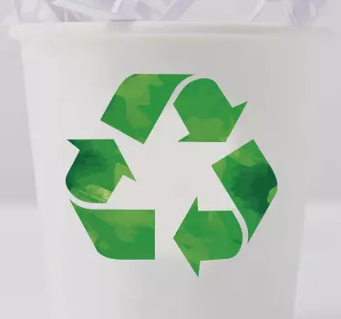 újrahasznosítani jel matrica - TenStickers