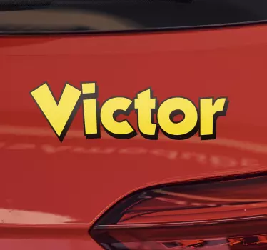 Valentino levelek Matrica Autók - TenStickers