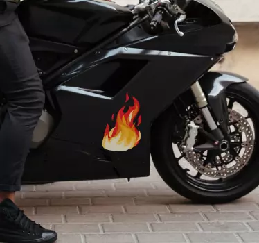 Vizuális hatású tűzoltóautó matrica - TenStickers