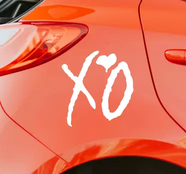 Xo márka logó autóablak matrica - TenStickers