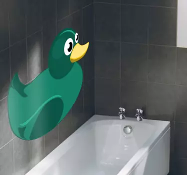 Zöld gumikacsa falmatrica - TenStickers