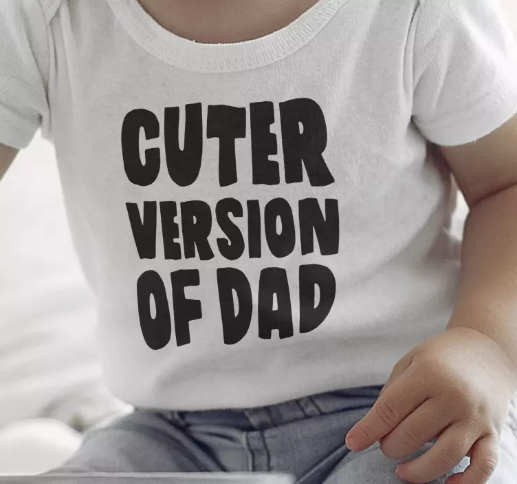 Apa baba ing aranyosabb változata - TenStickers