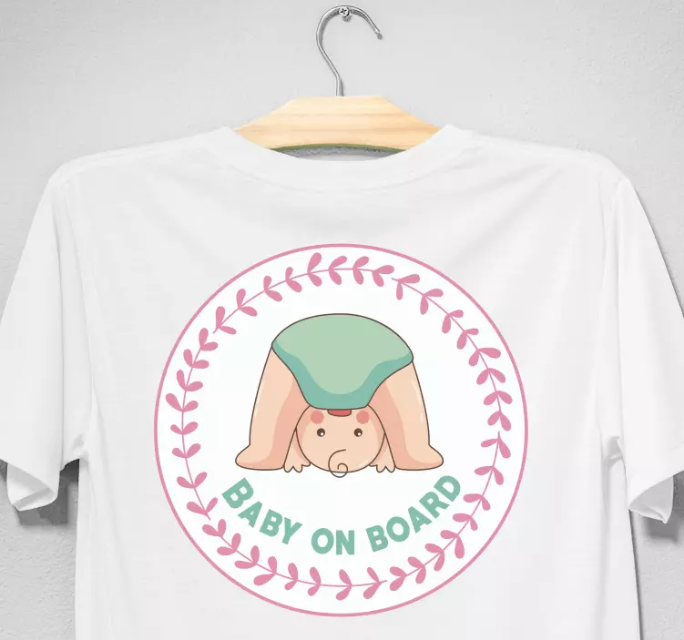 Baba a fedélzeten egyedi póló - TenStickers