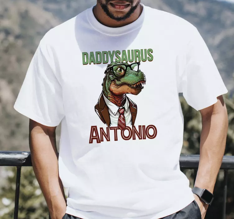 Daddy saurus apák napi póló - TenStickers