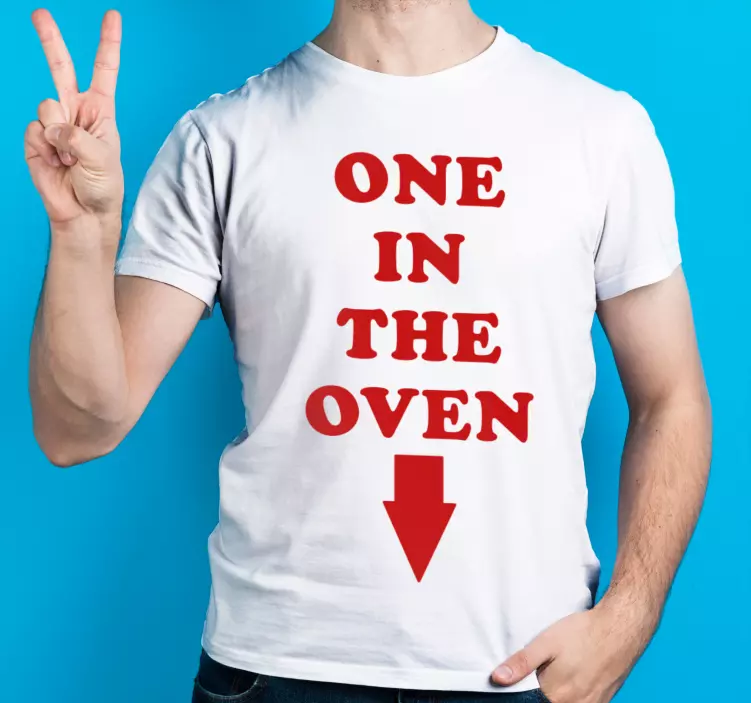 "egy a sütőben" egyedi póló - TenStickers