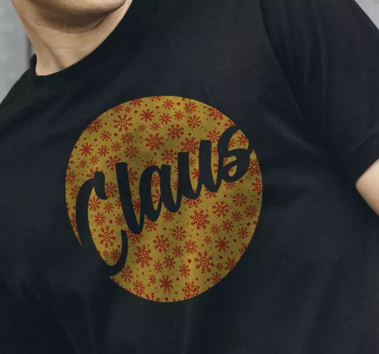 Hópelyhek testreszabható karácsonyi ing - TenStickers