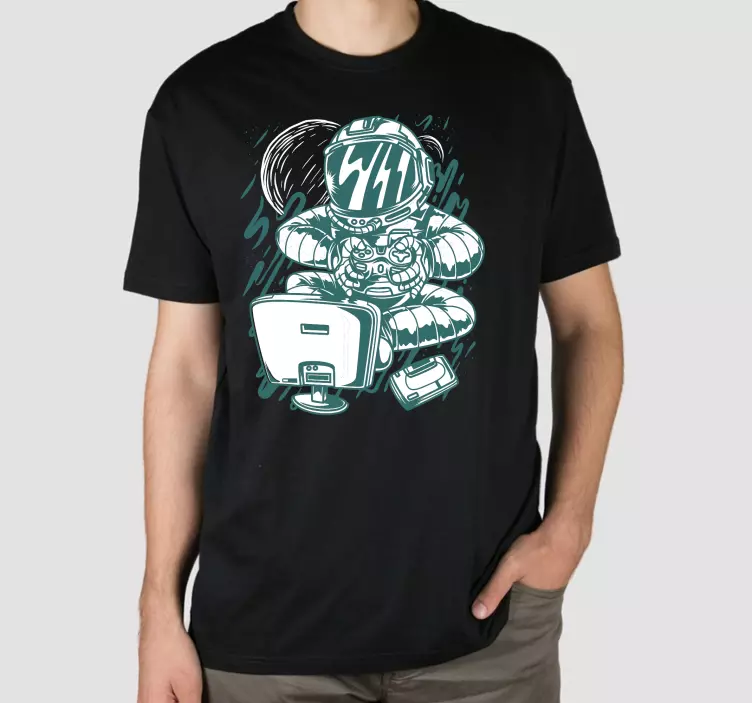 Hordozható konzol rajzfilm egyedi póló - TenStickers