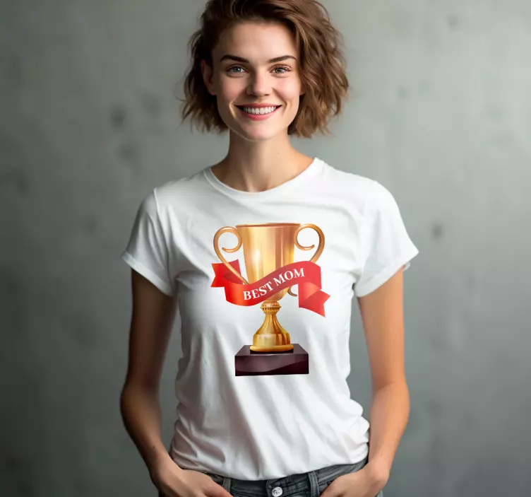 Legjobb anya anyák napi pólója - TenStickers