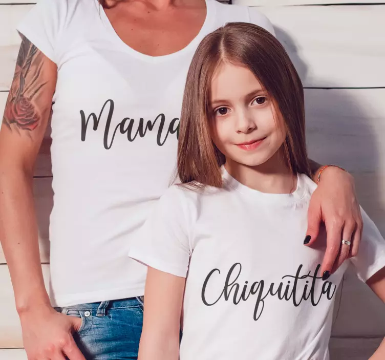 Mamacita és chiquitita anya lánya ing - TenStickers
