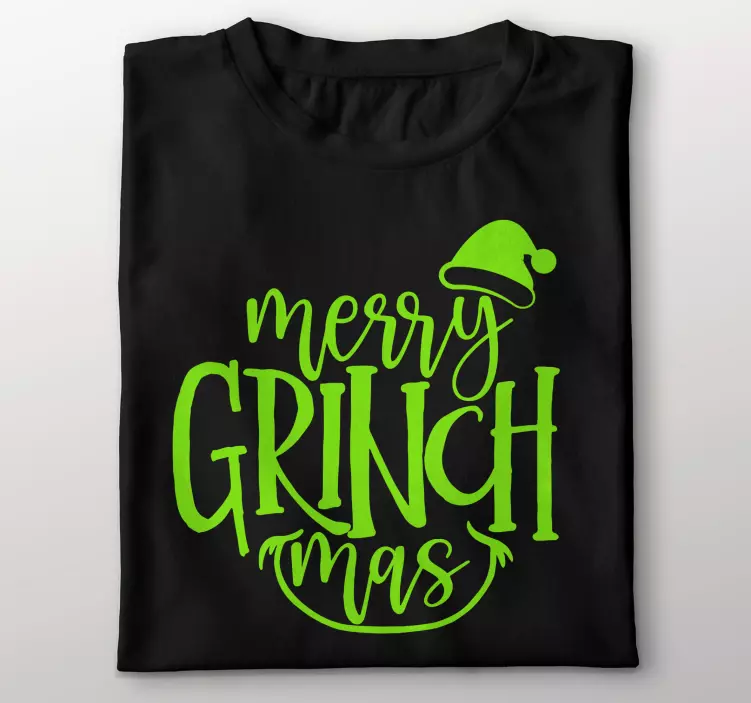 Merry grinchmas eredeti design ing - TenStickers