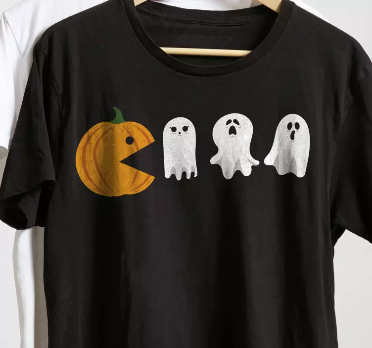 Pac man és szellem halloween ing - TenStickers