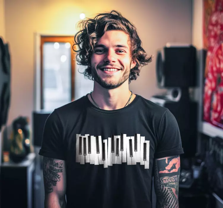 Pólók zongora billentyűzet - TenStickers