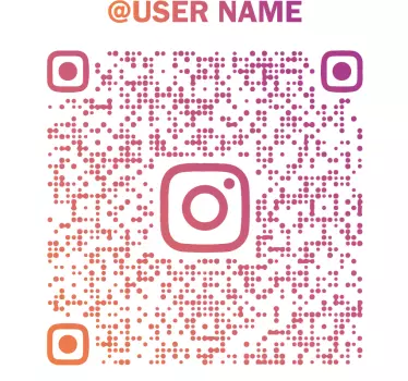 Instagram qr kód póló - TenStickers