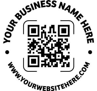 Üzleti qr kód póló - TenStickers