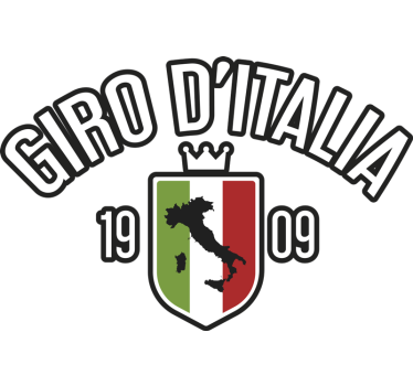 giro d'italia pajzs póló - TenStickers