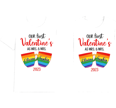 Lgbt első valentin pólók párosít - TenStickers