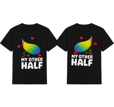 Lgbt az én másik felem pólók párosít - TenStickers