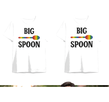 Lgbt nagy kanál pólók párosít - TenStickers