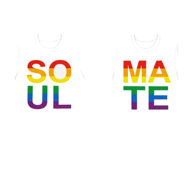 Lgbt lélekpárok pólók párosít - TenStickers