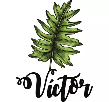Levélmintás anya és lánya póló - TenStickers