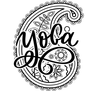 Arab paisley design póló - TenStickers
