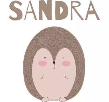 Cuki sündisznó figura póló baba - TenStickers