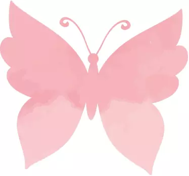 Rózsaszín pillangók női póló - TenStickers