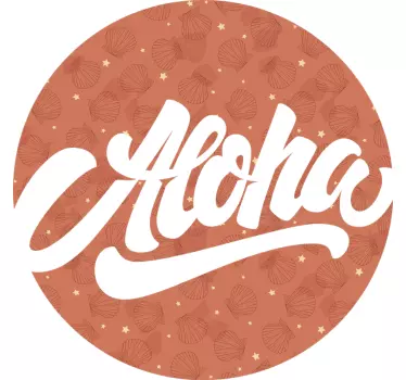 Aloha tengerparti motívum póló - TenStickers