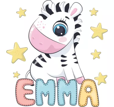 Cuki zebra karakter póló baba - TenStickers