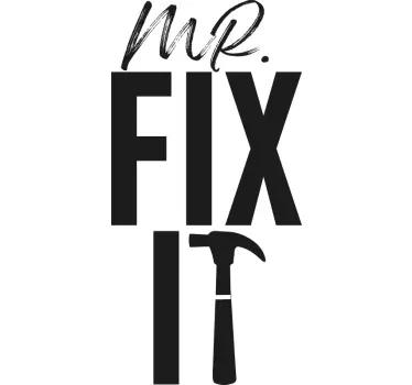 Mr fix it ing apa és fia megfelelő ingek - TenStickers