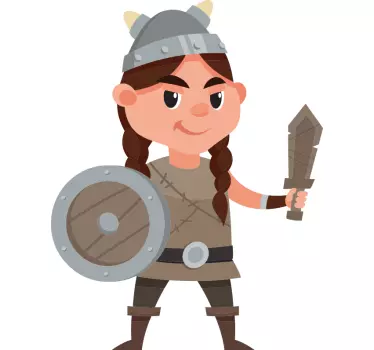 Viking harcos karakter póló gyerekeknek - TenStickers