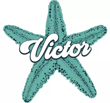 Csillaghal victor névvel póló nevekkel - TenStickers