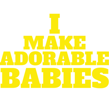 Imádnivaló babákat csinálok Póló anyák napja - TenStickers