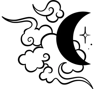 Hold és nap pólók párosít - TenStickers
