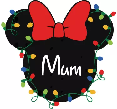 Disney karácsonyi családi anya és lánya inge - TenStickers