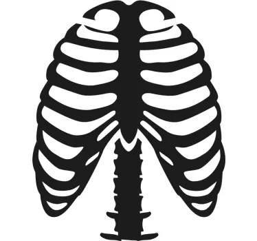 Bordák csontos halloween póló - TenStickers