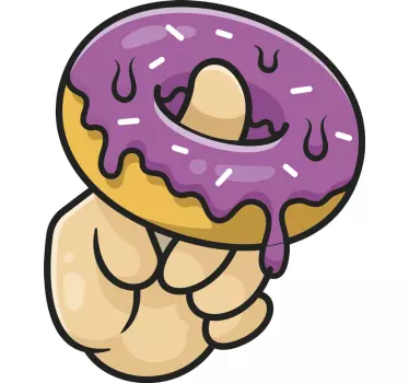 Ujj és fánk rajzfilm póló - TenStickers
