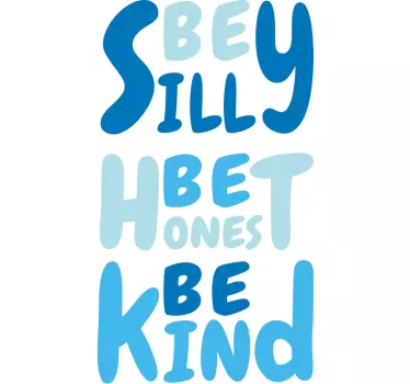 Legyél kedves Üzenet póló gyerekek - TenStickers