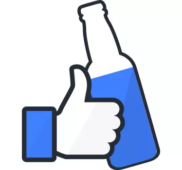 Póló kézfeltartás italhoz - TenStickers
