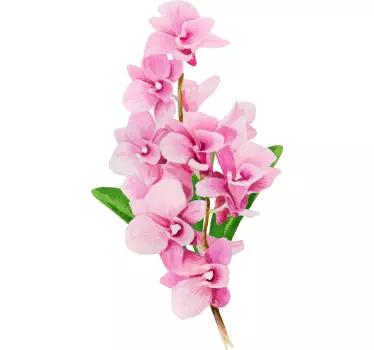 Orchidea rózsaszín virág póló - TenStickers