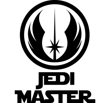Jedi mester apa és fia illeszkedő inghez - TenStickers
