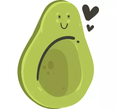 Aranyos avokádó illő ing a párok számára - TenStickers