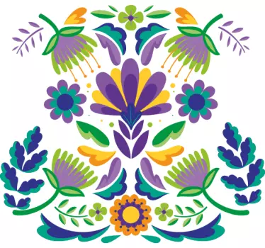 Botanikai motívum stílus póló - TenStickers