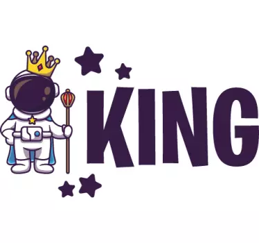 Király és királyné párosított ing pároknak - TenStickers