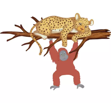 Állatos kaland póló gyerekeknek - TenStickers